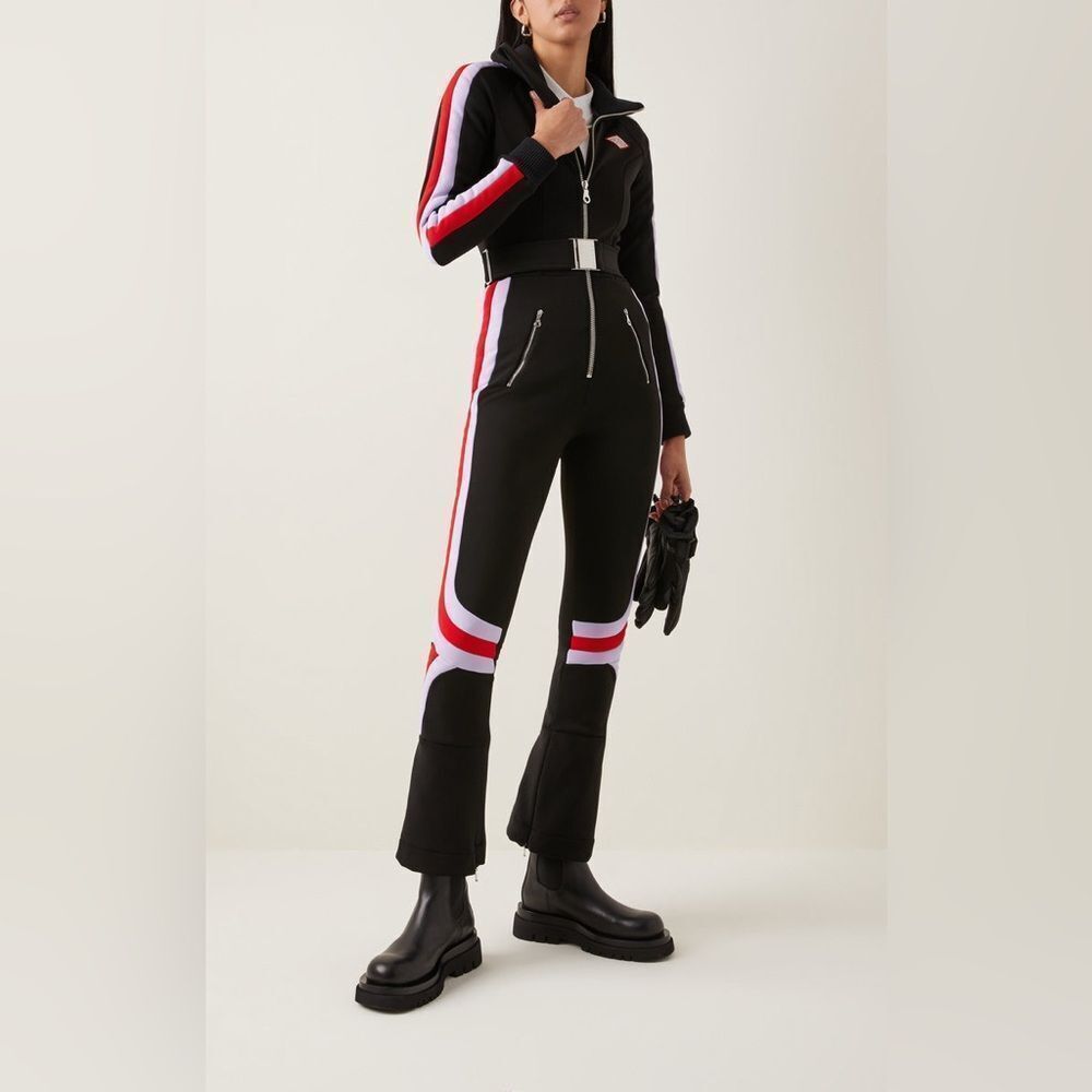 Cordova Modena Belted Padded Ski Suit Black Red Purple Small Waterproof